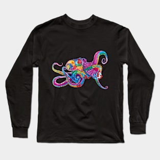 Rainbow Octopus Long Sleeve T-Shirt